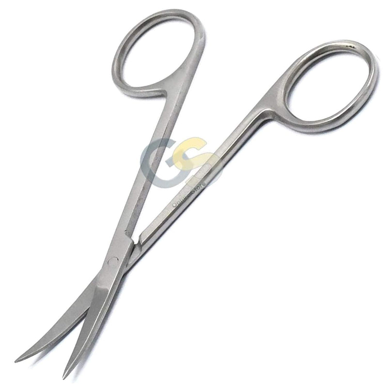 [Australia - AusPower] - Iris Surgi Scissors 4 1/2 Inch Curved Stainless by G.S Online Store 