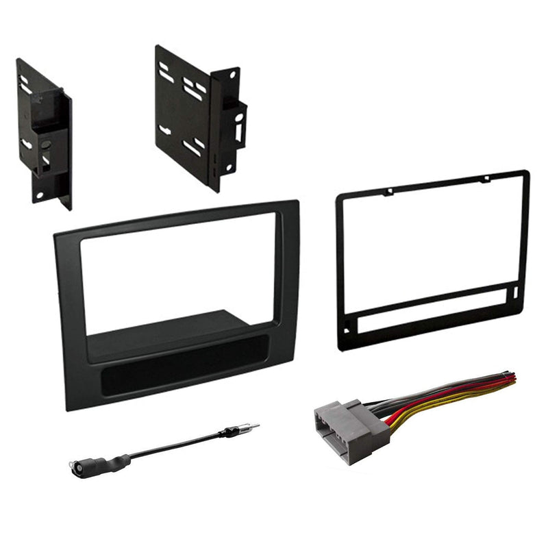 [Australia - AusPower] - American International Double DIN Dash Kit for Dodge RAM (2006-2008) Complete Kit with Aftermarket Antenna Adapter and Wiring Harness (CDK651CP) 
