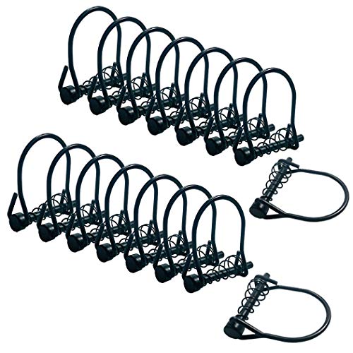 Highwild silent shaft locking pins with springs, 16-pack for hunting equipment