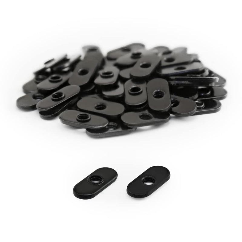 [Australia - AusPower] - 8020, 3382, 10 Series Steel 1/4-20 Centered Slide in Economy T Nuts (100 Pack) Hardware Nuts for 10 Series Aluminum Extrusions 100 