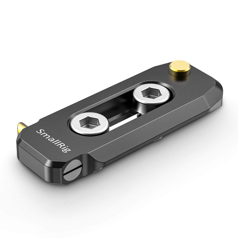 [Australia - AusPower] - SMALLRIG Universal Low-Profile Quick Release NATO Rail Safety Rail 50mm/2inches Long with 1/4'' Screws for NATO Handle Camera Cage EVF Mount – BUN2468 50 mm 