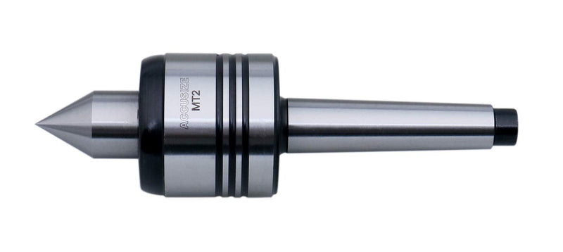 Accusize Industrial Tools MT2 Precision Medium Duty Live Center, Overall Length 5.83'', 0537-6436 | OAL 5.83", 0.0002" Accuracy, 300 lbs Max Weight, 3500 RPM