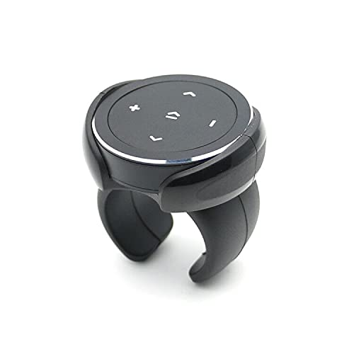 [Australia - AusPower] - Wireless Bluetooth Media Button Remote Selfie Control Car Motorcycle Steering Wheel Music for iPhone or Android with Mount 