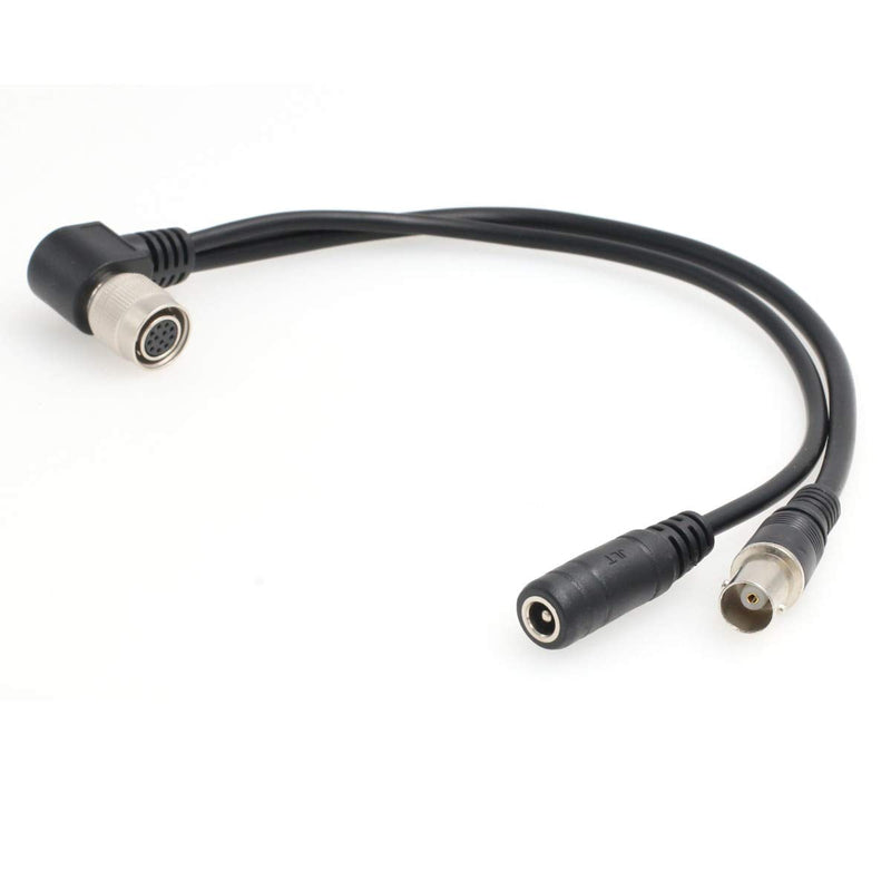[Australia - AusPower] - SZRMCC Female BNC and Input DC 5.5mm x 2.1mm to Hirose 12 pin Female Y Split Video Power Cable for Sony Industrial Camera 