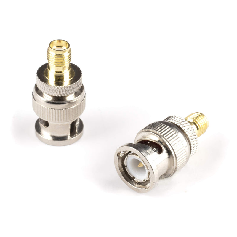 [Australia - AusPower] - THE CIMPLE CO Gold SMA Female to BNC Male Adapter - 4 Pack Coupler - Male to Female Coaxial (RF) Connector, Compatible with RF, SDI, HD-SDI, CCTGV, Camera 