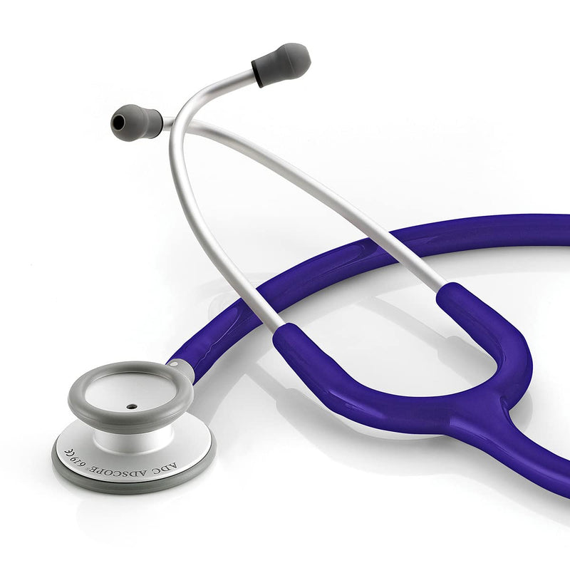 [Australia - AusPower] - ADC Adscope Lite 619 Ultra Lightweight Clinician Stethoscope with Tunable AFD Technology, 31 inch Length, Indigo 