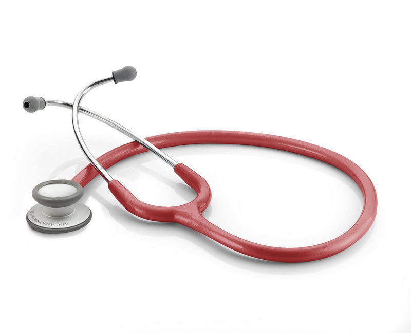 [Australia - AusPower] - ADC Adscope Lite 619 Ultra Lightweight Clinician Stethoscope with Tunable AFD Technology, Red 