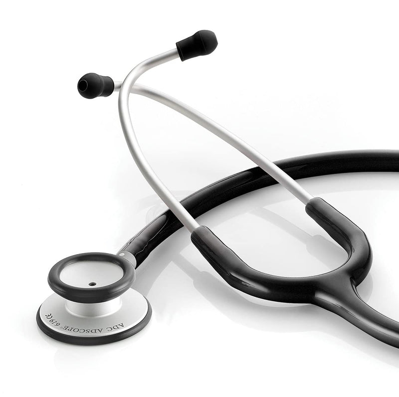 [Australia - AusPower] - ADC - 619BK Adscope Lite 619 Ultra Lightweight Clinician Stethoscope with Tunable AFD Technology, Black Large Adscope Lite 619 - New Version Professional Healthcare 