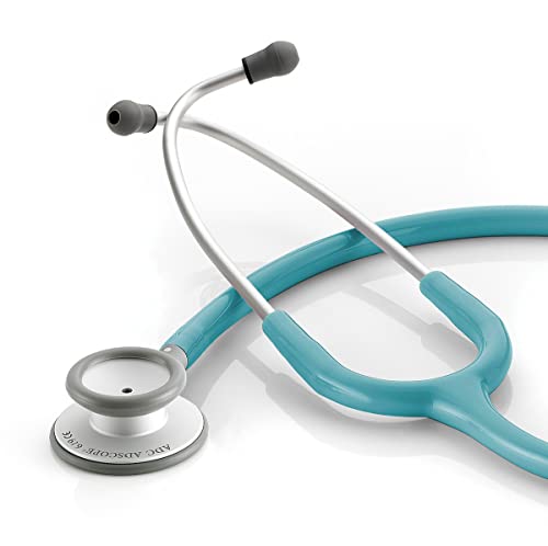 ADC Adscope-Lite 619 Ultra Light Stethoscope Turquoise Blue