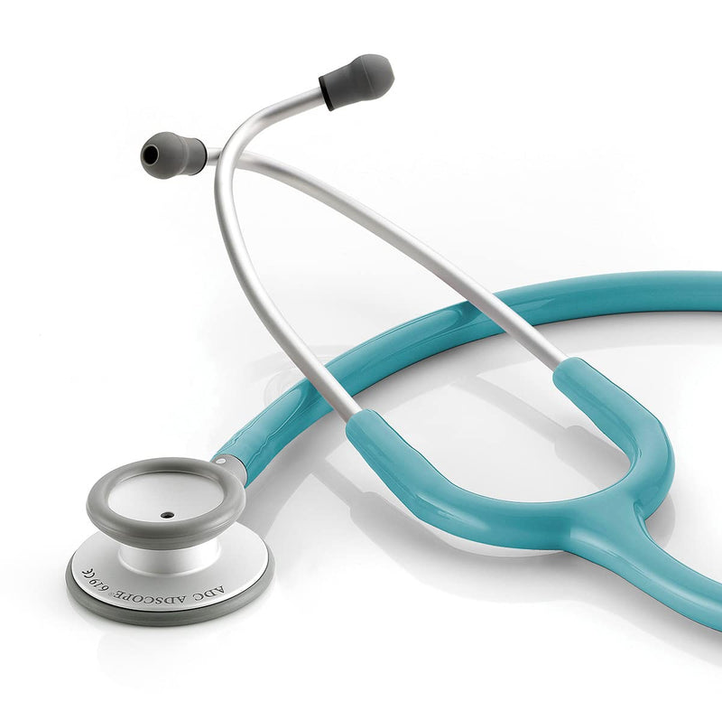 [Australia - AusPower] - ADC - 619TQ Adscope Lite 619 Ultra Lightweight Clinician Stethoscope with Tunable AFD Technology, Turquoise 
