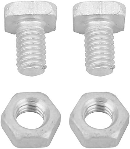 [Australia - AusPower] - TOPINCN Greenhouse Repair Kit Hardware Set - 50pcs Aluminum Nut + 50pcs Bolt - Silver 