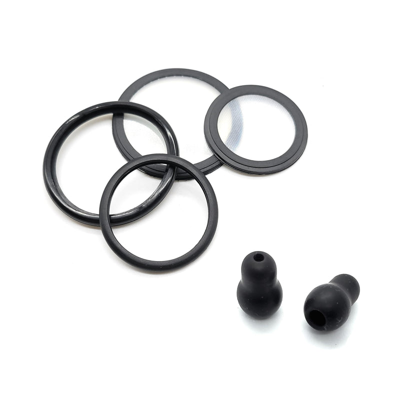[Australia - AusPower] - Adult + Pediatric Diaphragm with Rim assemblies. Fits Cardiology III (3) + 2 Extra Ear Pieces. Compatible with Littmann and Other Stethoscopes 