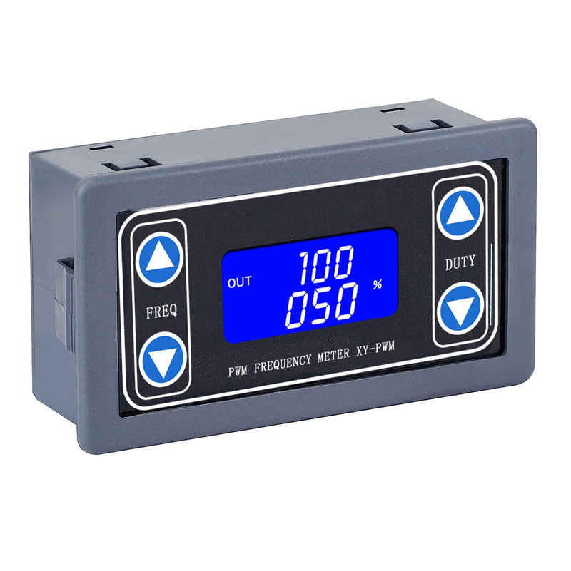 [Australia - AusPower] - Adjustable Signal Generator,PWM Pulse Frequency Duty Cycle Rectangular Wave Square Wave Signal Generator DC 3.3-35V 5-30mA LCD Display Module 3.3V-35V Adjustable 