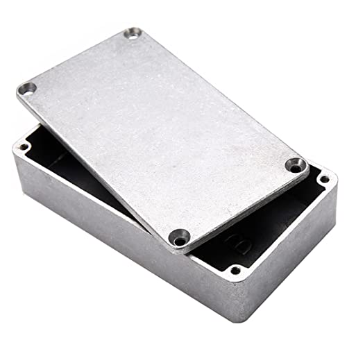 Die-Cast Aluminum Waterproof Case for Electronic Projects and Outdoor Supplies (1 PC-1590B+ 122 x 66 x 39.5mm) 1590B+ 122 x 66 x 39.5mm