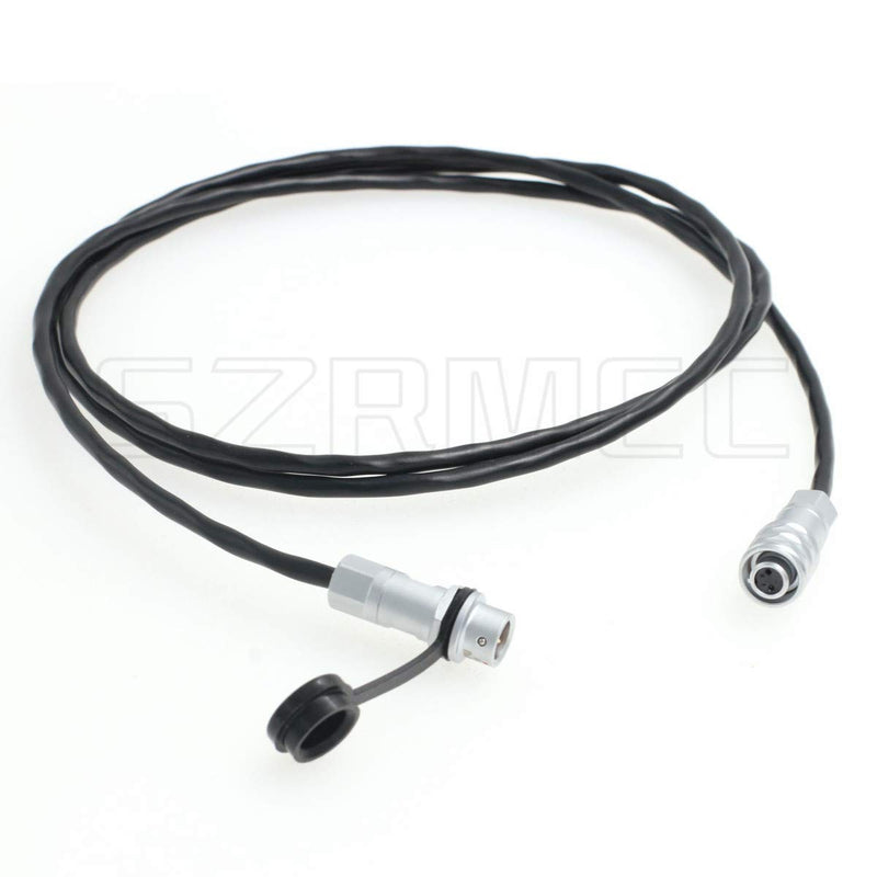[Australia - AusPower] - SZRMCC Weipu 2 Pin Male to 2 Pin Female Extension Power Cable for Blackmagic Pocket Cinema Camera 4K BMPCC 