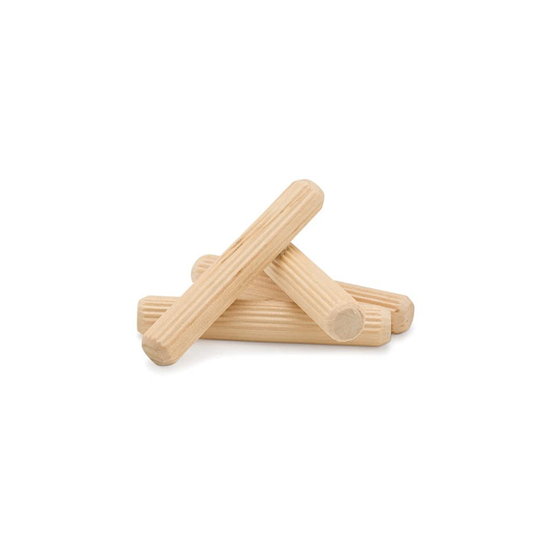[Australia - AusPower] - Wooden Dowel Pins 3 x 1/2 inch, Pack of 50 Fluted Dowel Joints for Woodworking, Furniture and Crafts, by Woodpeckers 3 inch x 1/2 inch 