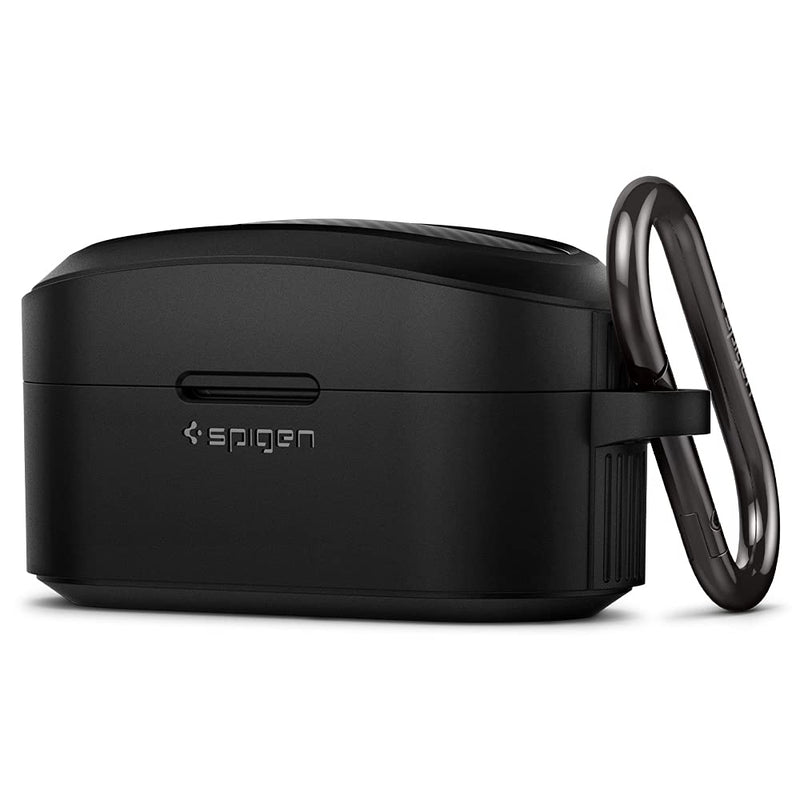 [Australia - AusPower] - Spigen Rugged Armor Designed for Sony WF-1000XM4 Case Cover (2021) - Matte Black 