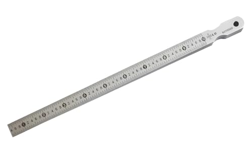 GLTL precision wedge gap feeler gauge, stainless steel taper gauge with high-contrast 0.5–10mm markings