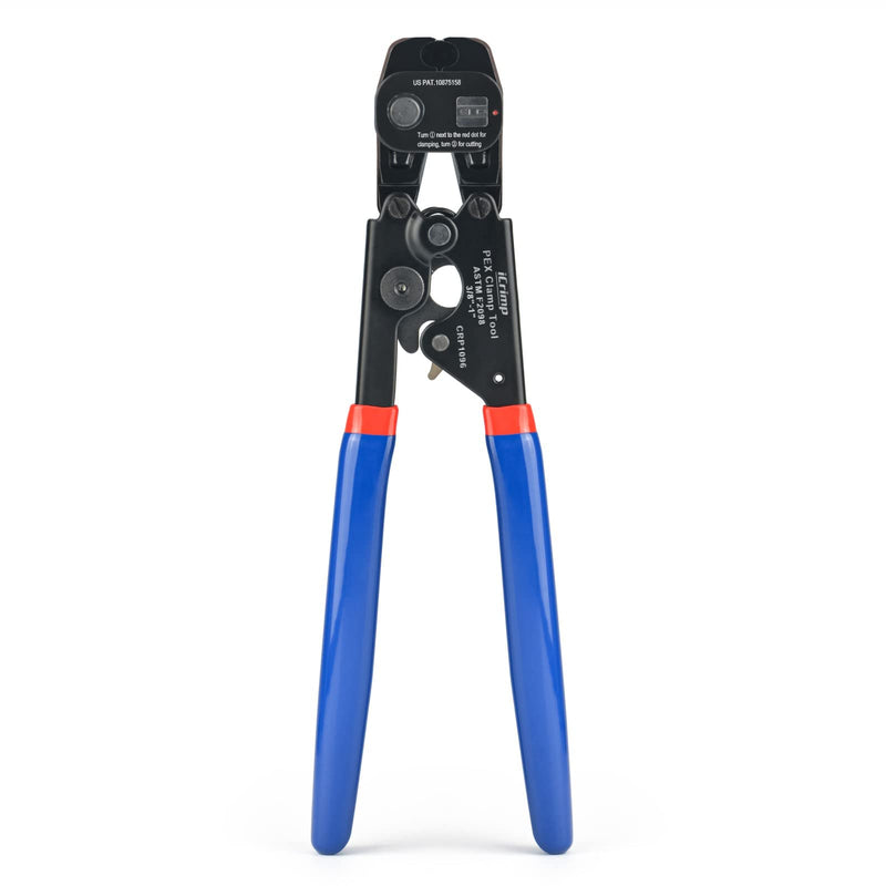 [Australia - AusPower] - iCRIMP Ratchet PEX Cinch&Remove Tool for 3/8 to 1-inch Stainless Steel Clamps-work with ASTM F2098 and Non 2098 Single Ear Hose Clamps PEX Clamp Cinch & Removal Tool 