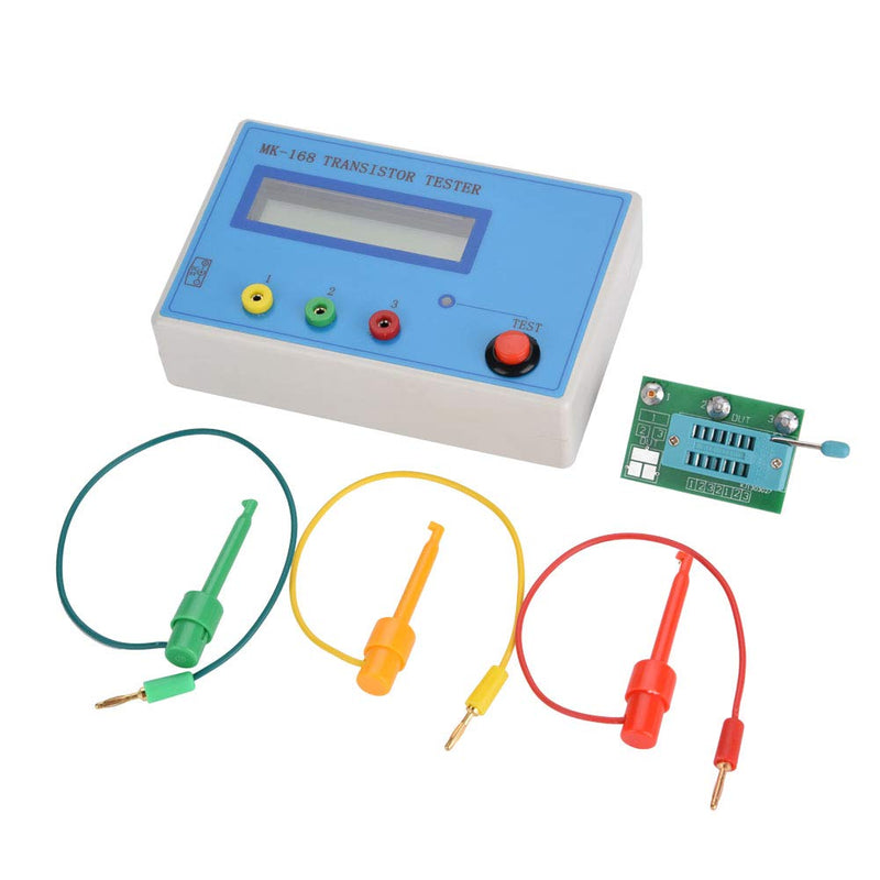 [Australia - AusPower] - MK168 Transistor Tester, Capacitor Tester Diode Triode Capacitance RLC NPN PNP MOS Meter Multi-Function Tester 