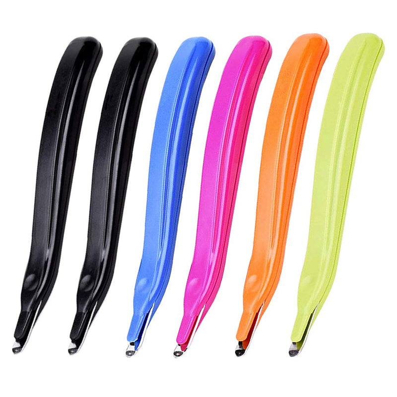 [Australia - AusPower] - ZZTX 6 PCS Professional Magnetic Staple Remover Puller Rubberized Staples Remover Staple Removal Tool for School Office Home 5 Colors 
