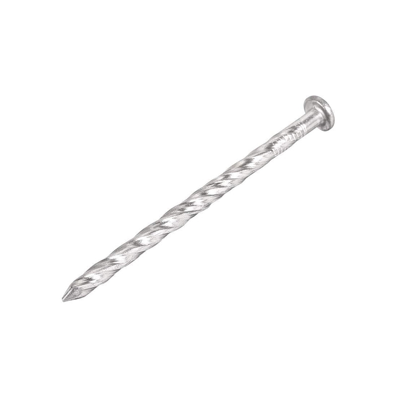 [Australia - AusPower] - uxcell Spiral Deck Nails Stainless Steel Nail Spiral Shank 62mmx3mm(LxD), 80 Pcs 