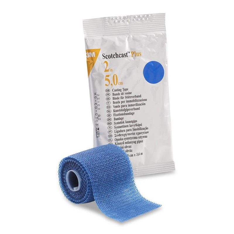 [Australia - AusPower] - Cast Tape 2 Inch X 12 Foot Fiberglass Blue, 82002B - ONE ROLL 
