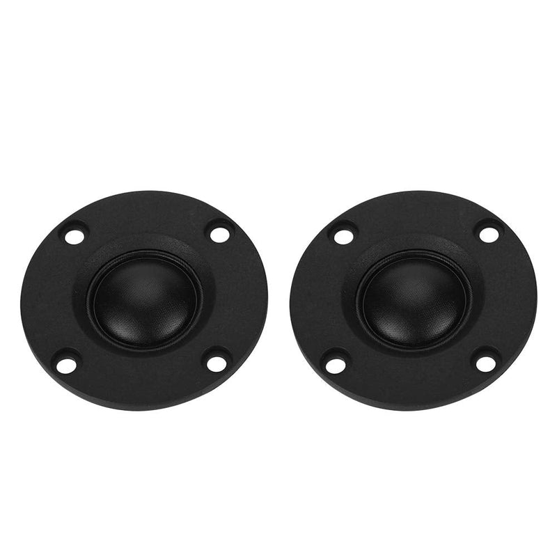 [Australia - AusPower] - Hakeeta 2pcs 30w 6Ω High Fidelity Speaker Silk Film Hemispheric Tweeter with Neodymium Iron Boron Driver, Smooth 20mm Diaphragm, Suitable for Speakers Over 8 Inches 