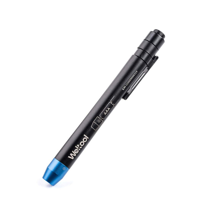 [Australia - AusPower] - Weltool M6-BL EMS Medical Penlight Soft Light with Pupil Gauge for ENT Doctor Nurse EMT Emergency Pocket Inspection Torch with Clip 