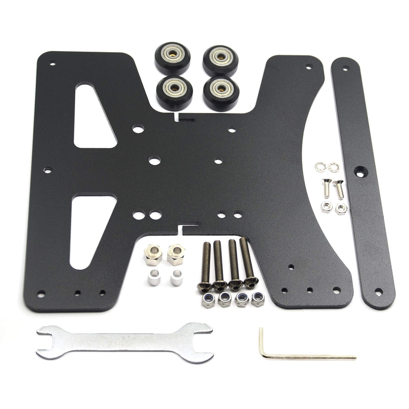 [Australia - AusPower] - Modular Y Carriage Plate Upgrade for 2040V Aluminum Profile for Ender3/Ender3 Pro 3D Printer (190mm) 190mm 