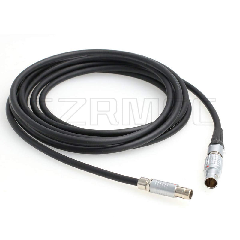 [Australia - AusPower] - SZRMCC Preston MDR-3 MDR-4 10 Pin to Fischer 3 Pin Run/Stop Power Cable for RED ARRI Alexa Camera (Straight) Straight 
