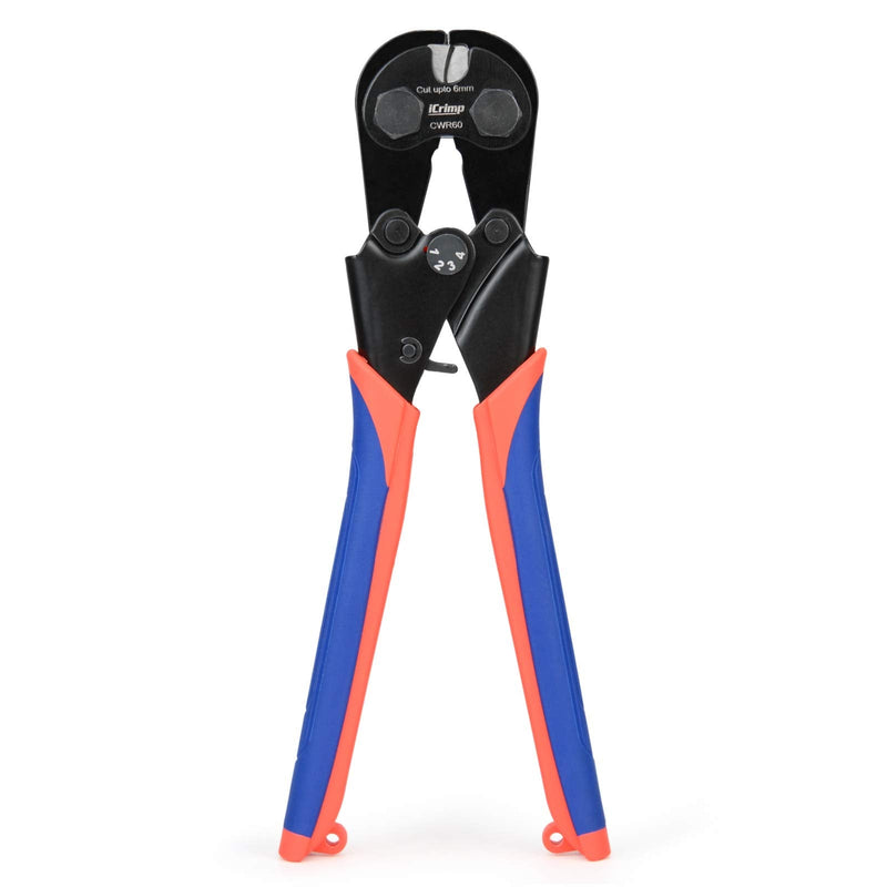 [Australia - AusPower] - iCrimp Wire Rope Cutter for up to 6mm Rope, Bicycle & Aircraft Cable, Copper & Piano Wire (CWR60) CWR60 