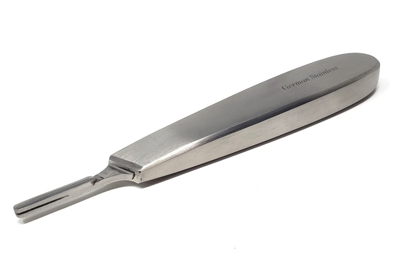 [Australia - AusPower] - Deluxe Scalpel Handle #8, Stainless Steel (Fits Size #60, 70 Scalpel Blades) 