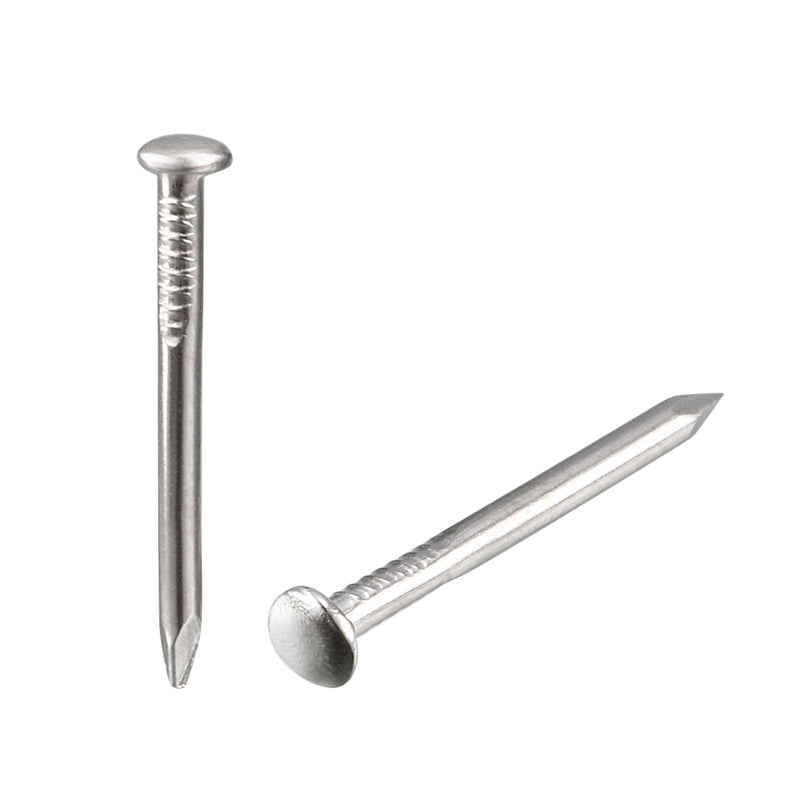 [Australia - AusPower] - uxcell Small Tiny Hardware Nails Carbon Steel 1.2X16mm(DXL) for DIY Decorative Wooden Boxes Accessories Silver Tone 500pcs 