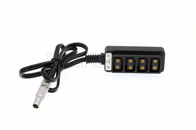 [Australia - AusPower] - SZRMCC 0B 3 Pin Steadicam Zephyr 12V Output to 4 Port D tap Female Hub Splitter Adapter Expansion Power Out Cable (12V Output) 