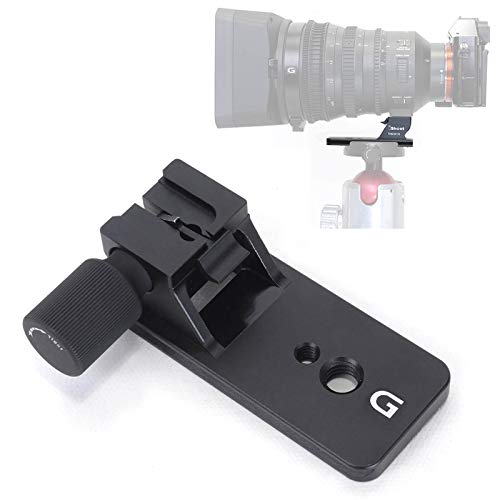 iShoot Lens Collar Foot Tripod Mount Ring Socket Base Compatible with Sony FE 100-400mm f/4.5-5.6 GM OSS, 70-200mm f/2.8 GM OSS & II, 18-110mm f/4 G OSS PZ, Bottom's Arca-Swiss Fit Quick Release Plate
