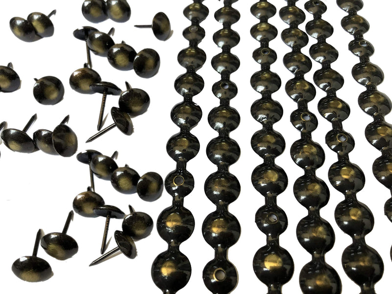[Australia - AusPower] - decotacks® Upholstery Nails/Tacks Trim 10 Pcs of 1.1 Yards Long Strips,can cover 11 Yards (Bronze Renaissance, 7/16in (11MM)) DX0511BR-S1M Bronze Renaissance 7/16in (11MM) 