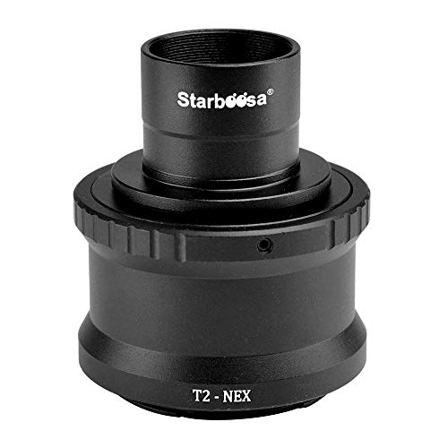 1.25" Telescope T Adapter with T2 Ring for Sony NEX Cameras Camera Adapter Set for Sony NEX