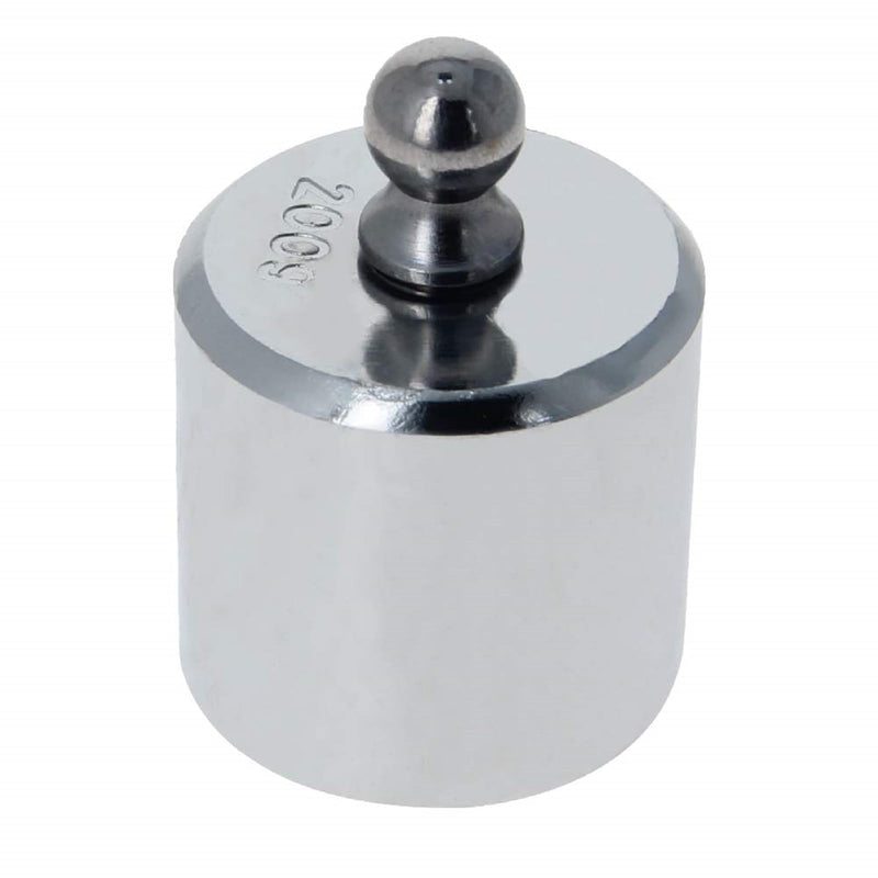 [Australia - AusPower] - Utoolmart Round Head Calibration Weight Set 200g M2 Precision Chrome Plated Steel for Digital Balance Scales 
