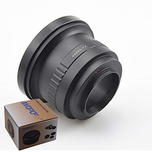 Compatible with P645 PK645 Lens to F X Mount Cameras X100, X10,X-S1,X-Pro1,X-E1,XF1,X20,X100S Camera,PK645 to FX Lens Adapter for Camera Pentax 645 to FX adapter