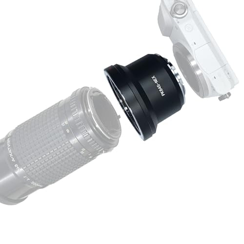 Compatible with P645 PK645 Lens to NEX Camera A6300,A7,A7R,A7II,A7S,A7M2,NEX-7,NEX-6,NEX-5,VG20 VG30 VG900E,PK645 to NEX Lens Adapter.