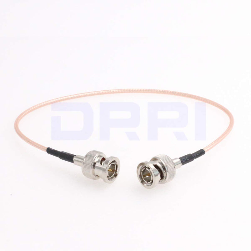 [Australia - AusPower] - DRRI BNC Male to BNC Male 3G HD SDI 4K Video Coax Cable for FS5 to Atomos Shogun Inferno (30CM) 30CM 
