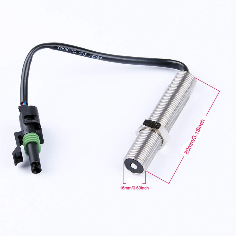 [Australia - AusPower] - MPU 3034572 Generator Magnetic Pickup Speed Sensor for K19 K38 G38 QSK38 KTA38GC K106 Engine Universal Transducer 80mm 