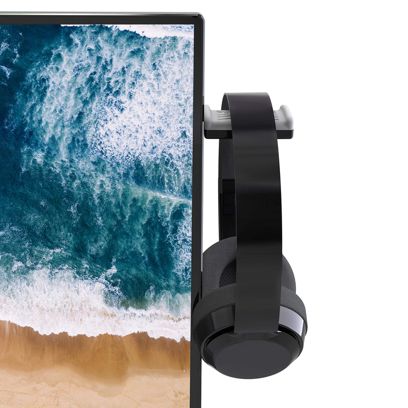 [Australia - AusPower] - TotalMount Monitor Stand for Headphones and Headsets (Premium-Grade Holder Saves Desk Space and Protects Headphones) 
