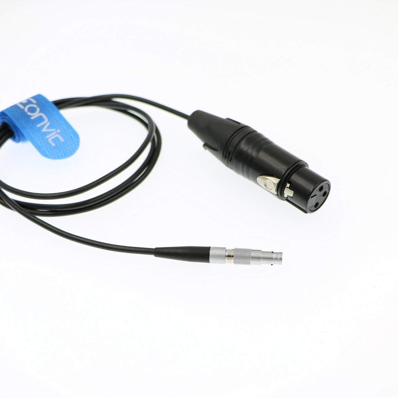 [Australia - AusPower] - SZRMCC Z CAM E2 or ARRI Alexa Mini Camera Audio Input Cable Neutrik XLR 3 Pin Female to 00B 5 Pin (Straight, 1m) Straight 