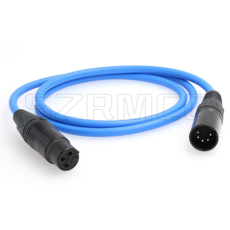 [Australia - AusPower] - SZRMCC XLR 5 Pin Male to XLR 3 Pin Female Audio Cable for Arri Alexa XT/SXT/Amira Camera 