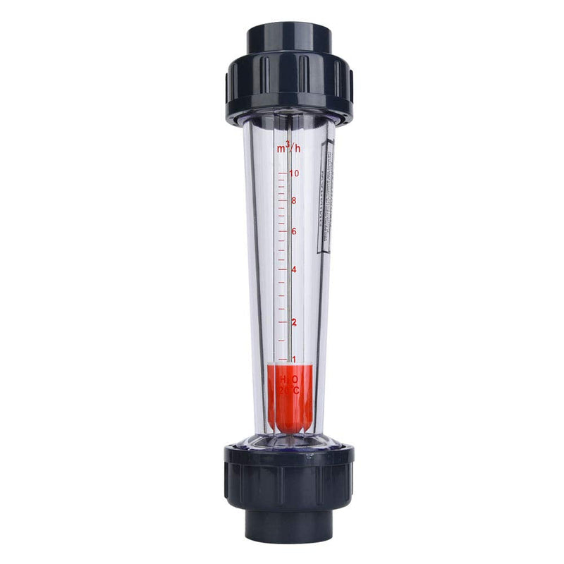 Water Flow Meter, Liquid Flowmeter, Plastic Liquid Meter, Measuring Instruments 1-10m3/h, for Flow Measurement and Monitoring, Default