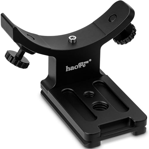 Haoge LMR-XF140 Lens Collar Replacement Foot Tripod Mount Ring for Fujifilm Fuji Fujinon XF 100-400mm F4.5-5.6 R LM OIS WR XF100-400mmF4.5-5.6 Lens Built-in Arca Swiss Type Quick Release Plate