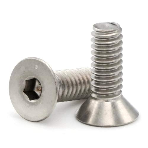 Newport Fasteners 1/4"-20 x 1 flat head socket cap screws, 316 stainless steel, 100 pack