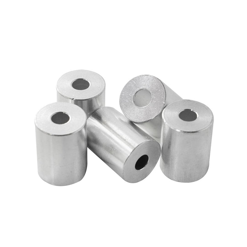 [Australia - AusPower] - Aluminum Spacer 3/4" OD x 1/4" ID x Choose Your Length, Round Spacer Unthreaded Standoff Bushing Plain Finish, Fits screws bolts 1/4" or M6 by Metal Spacers Online (1" Length, 10 Pack) 1" Length 